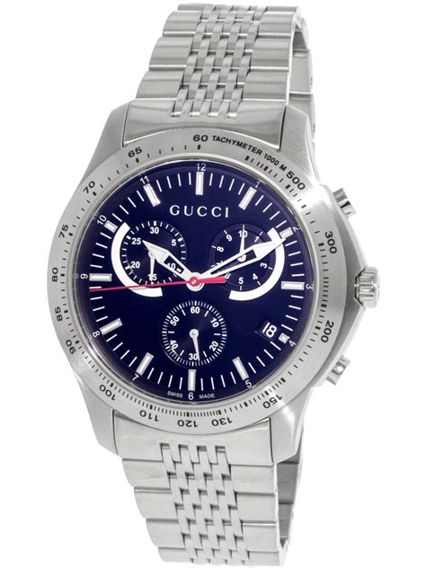 mens gucci silver watch